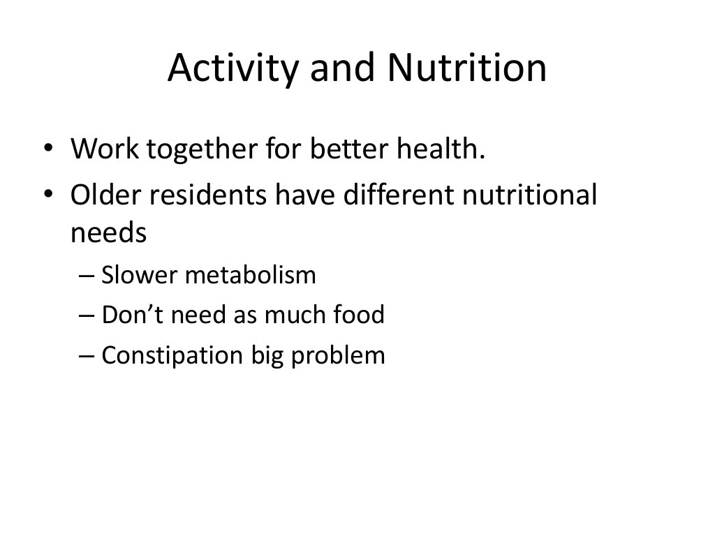 Nutrition and hydration chapter 15