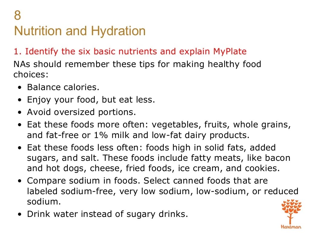 Nutrition and hydration chapter 15