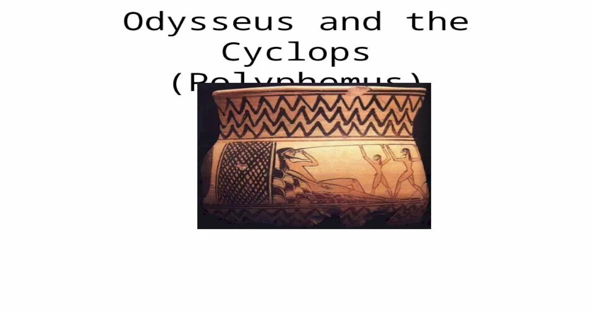 Odysseus' journey timeline in order