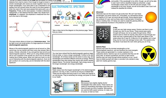 Tour of the electromagnetic spectrum webquest answer key