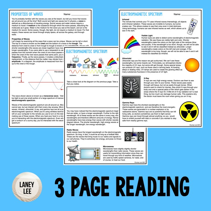 Tour of the electromagnetic spectrum webquest answer key